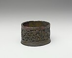 Inkwell with the Name of  Amir 'Abdullah ibn al-Hasan Pars, Bronze; cast