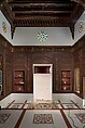 Damascus Room, Wood (poplar) with gesso relief, gold and tin leaf, glazes and paint; wood (cypress, poplar, and mulberry), mother-of-pearl, marble and other stones, stucco with glass, plaster ceramic tiles, iron, brass