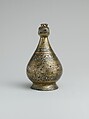 Ewer with Lamp-Shaped Spout, Brass; cast, engraved, inlaid with silver, copper and black compound