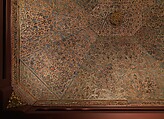 Ceiling, Wood; carved, painted, and gilded