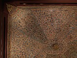 Ceiling, Wood; carved, painted, and gilded