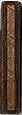 Overflap and Inside Cover of a Khamsa (Quintet) of Nizami of Ganja, Nizami (present-day Azerbaijan, Ganja 1141–1209 Ganja), Binding: leather; embossed, gold, and color Manuscript: ink, opaque watercolor, and gold on paper