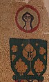 Hanging with Polychrome Columns, Linen, wool; tapestry weave