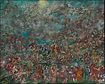 Interrogation, Ali Banisadr  Iranian-American, Oil on linen