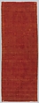 Panel, Silk, metal wrapped thread; cut and voided velvet, brocaded