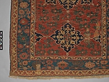 "Star Ushak" Carpet, Wool (warp, weft and pile); symmetrically knotted pile
