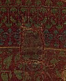 Carpet Fragment, Wool (warp, weft, and pile); asymmetrically knotted pile