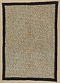 Panel from a Tent Lining, Cotton; plain weave, mordant-painted and dyed, resist-dyed