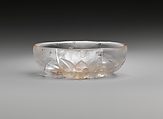Small Lobed Bowl, Rock crystal; carved, relief-cut