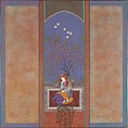 Rival, Farah Ossouli (Iranian, born Zanjan, 1953), Opaque watercolor on cardboard