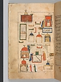 Futuh al-Haramain (Description of the Holy Cities), Muhi al-Din Lari (Iranian or Indian, died 1521 or 1526/27), Main support: Ink, opaque watercolor, and gold on paper
Binding: Leather