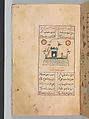 Futuh al-Haramain (Description of the Holy Cities), Muhi al-Din Lari (Iranian or Indian, died 1521 or 1526/27), Main support: Ink, opaque watercolor, and gold on paper
Binding: Leather