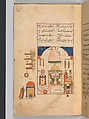 Futuh al-Haramain (Description of the Holy Cities), Muhi al-Din Lari (Iranian or Indian, died 1521 or 1526/27), Main support: Ink, opaque watercolor, and gold on paper
Binding: Leather