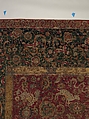 The Emperor's Carpet, Silk (warp and weft), wool (pile); asymmetrically knotted pile