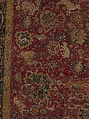 The Emperor's Carpet, Silk (warp and weft), wool (pile); asymmetrically knotted pile