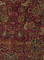 The Emperor's Carpet, Silk (warp and weft), wool (pile); asymmetrically knotted pile