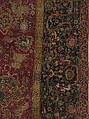 The Emperor's Carpet, Silk (warp and weft), wool (pile); asymmetrically knotted pile