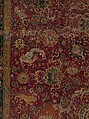 The Emperor's Carpet, Silk (warp and weft), wool (pile); asymmetrically knotted pile