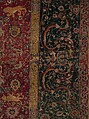 The Emperor's Carpet, Silk (warp and weft), wool (pile); asymmetrically knotted pile