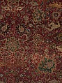 The Emperor's Carpet, Silk (warp and weft), wool (pile); asymmetrically knotted pile