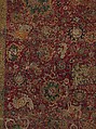 The Emperor's Carpet, Silk (warp and weft), wool (pile); asymmetrically knotted pile