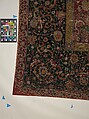 The Emperor's Carpet, Silk (warp and weft), wool (pile); asymmetrically knotted pile