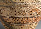 Storage Jar, Earthenware; painted, unglazed