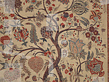 Hanging (Palampore), Cotton; pounced and painted
