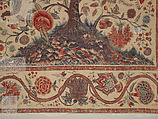 Hanging (Palampore), Cotton; pounced and painted