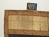 Chadar, Cotton and metal wrapped thread; tapestry-woven
Border: silk and metal wrapped thread