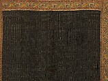 Chadar, Cotton and metal wrapped thread; tapestry-woven
Border: silk and metal wrapped thread