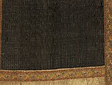 Chadar, Cotton and metal wrapped thread; tapestry-woven
Border: silk and metal wrapped thread