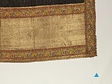 Chadar, Cotton and metal wrapped thread; tapestry-woven
Border: silk and metal wrapped thread