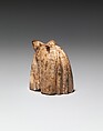 Chess Piece, Bishop, Ivory; carved, painted
