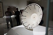 Bowl with Arabic Inscription, Earthenware; white slip with black-slip decoration under transparent glaze