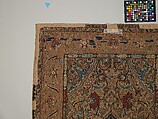 Carpet, Silk, metal wrapped thread; tapestry weave