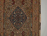 Carpet, Silk, metal wrapped thread; tapestry weave