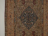 Carpet, Silk, metal wrapped thread; tapestry weave