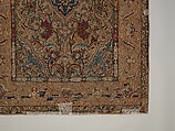 Carpet, Silk, metal wrapped thread; tapestry weave