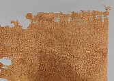 Textile Fragment, Wool, linen; plain weave, weft loop weave