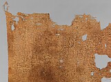 Textile Fragment, Wool, linen; plain weave, weft loop weave