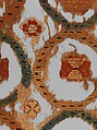 Textile Fragment, Wool, linen; plain weave, weft loop weave