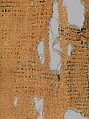 Textile Fragment, Wool, linen; plain weave, weft loop weave