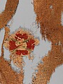 Textile Fragment, Wool, linen; plain weave, weft loop weave