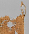 Textile Fragment, Wool, linen; plain weave, weft loop weave