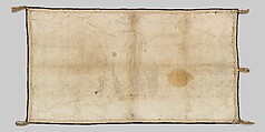 Sitara, Interior Door Curtain of the Ka'ba, Sultan Abdülhamid II (r. 1876–1909), Silk; embroidered with heavy silver and silver-gilt thread with additional colored silk panels