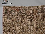 Carpet Fragment, Cotton (warp and weft), silk (weft), wool (pile); asymmetrically knotted pile