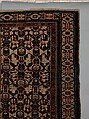 Kufesque-Border Lattice Shirvan Rug, Wool (warp, weft and pile); symmetrically knotted pile