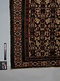 Kufesque-Border Lattice Shirvan Rug, Wool (warp, weft and pile); symmetrically knotted pile