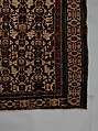 Kufesque-Border Lattice Shirvan Rug, Wool (warp, weft and pile); symmetrically knotted pile